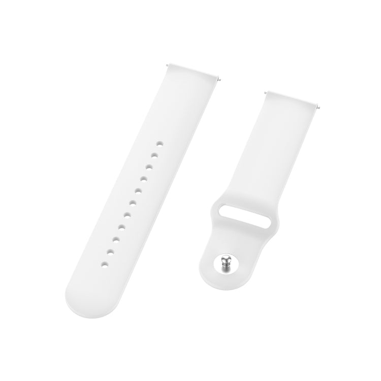 18mm SLR Buckle Fashion Silicone Strap, Size: Large Size, For Garmin Vivomove 3s / 4s