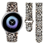 Correia de Silicone Impressa com Fivela Invertida 20mm, Para Samsung Galaxy Active2