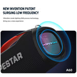Coluna Bluetooth Portátil HOPESTAR A60 100W para Exterior IPX6 à Prova de Água com Microfone