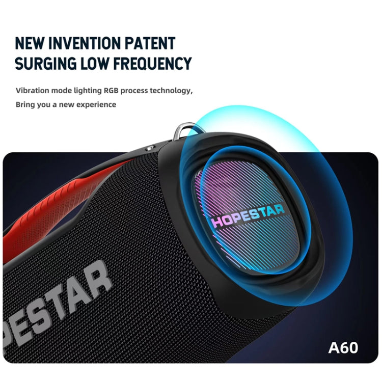 Coluna Bluetooth Portátil HOPESTAR A60 100W para Exterior IPX6 à Prova de Água com Microfone