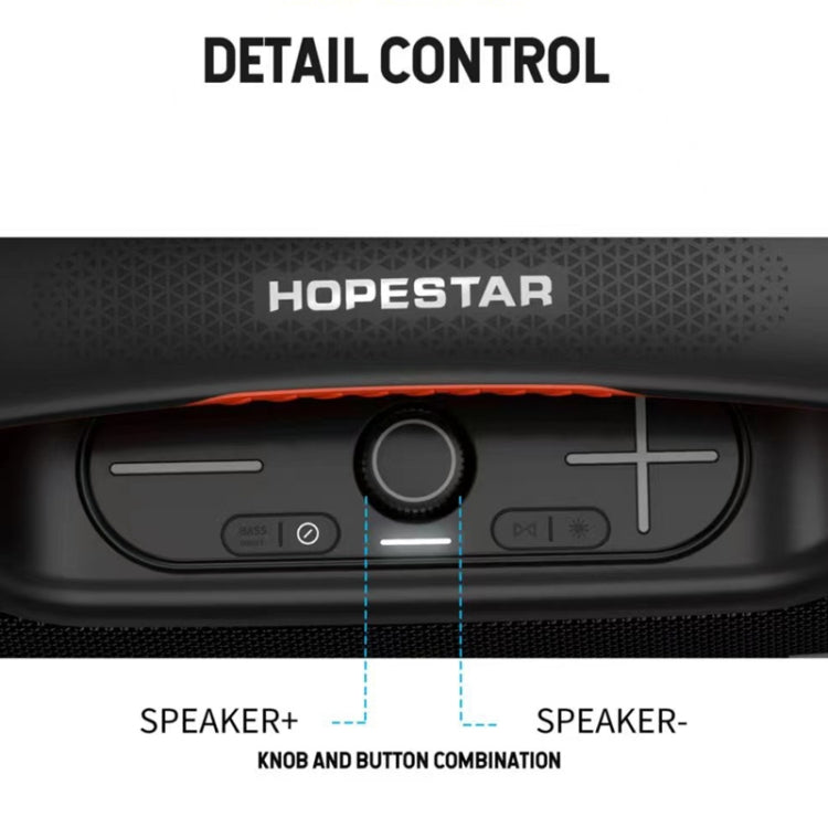 Coluna Bluetooth Portátil HOPESTAR A60 100W para Exterior IPX6 à Prova de Água com Microfone