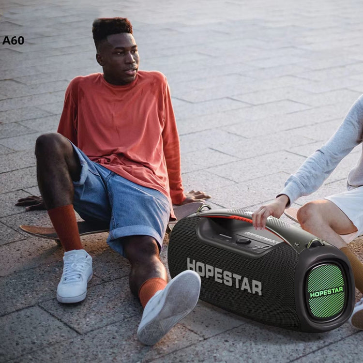 Coluna Bluetooth Portátil HOPESTAR A60 100W para Exterior IPX6 à Prova de Água com Microfone