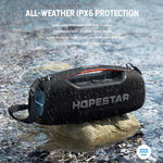 Coluna Bluetooth Portátil HOPESTAR A60 100W para Exterior IPX6 à Prova de Água com Microfone