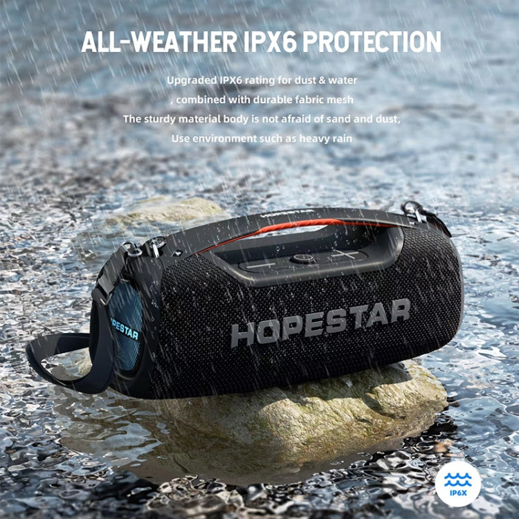 Coluna Bluetooth Portátil HOPESTAR A60 100W para Exterior IPX6 à Prova de Água com Microfone