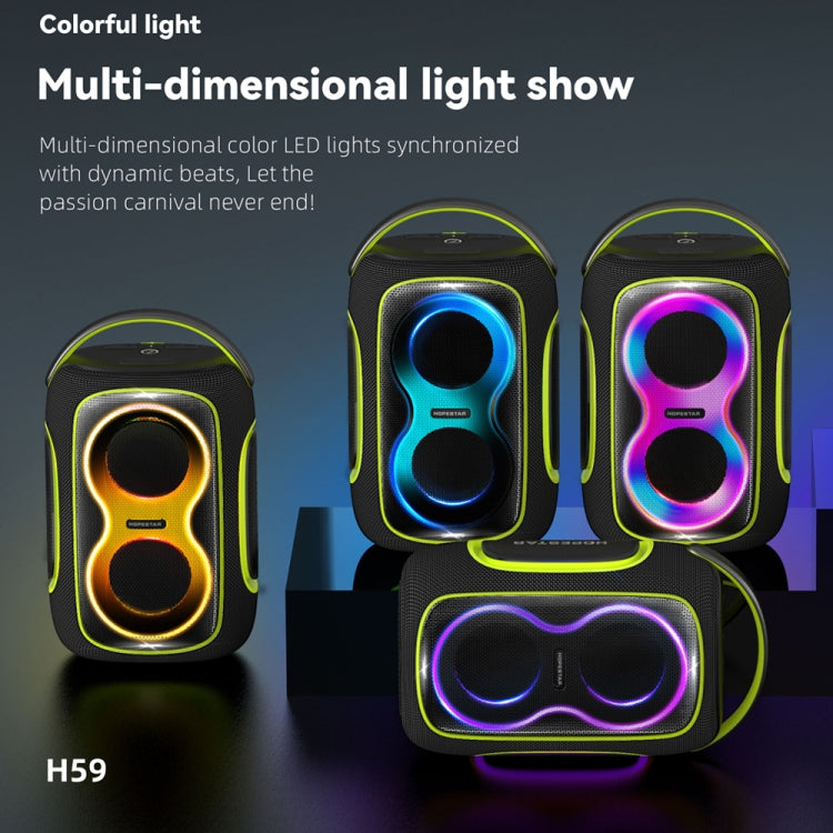 Coluna Bluetooth Portátil HOPESTAR H59 50W para Exterior IPX5 à Prova de Água, H59