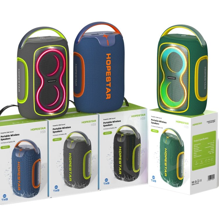 Coluna Bluetooth Portátil HOPESTAR H59 50W para Exterior IPX5 à Prova de Água, H59