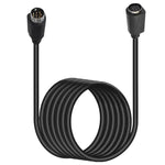 Cabo Adaptador de Áudio TV mini DIN 8 Pinos 90 Graus S-Video TV Box, 0,5m, 1,8m, 3m