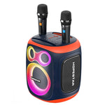 Coluna Bluetooth HOPESTAR PARTY130 para exterior com microfone duplo e longa autonomia