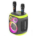 Coluna Bluetooth HOPESTAR PARTY130 para exterior com microfone duplo e longa autonomia