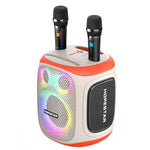 Coluna Bluetooth HOPESTAR PARTY130 para exterior com microfone duplo e longa autonomia