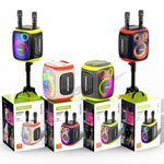 Coluna Bluetooth HOPESTAR PARTY130 para exterior com microfone duplo e longa autonomia
