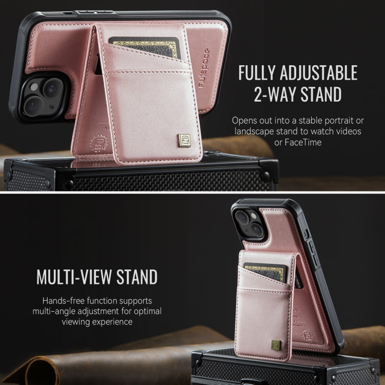 AutSpace A12 MagSafe Magnetic RFID Card Bag Phone Case, For iPhone 13, For iPhone 12 / 12 Pro, For iPhone 12 Pro Max