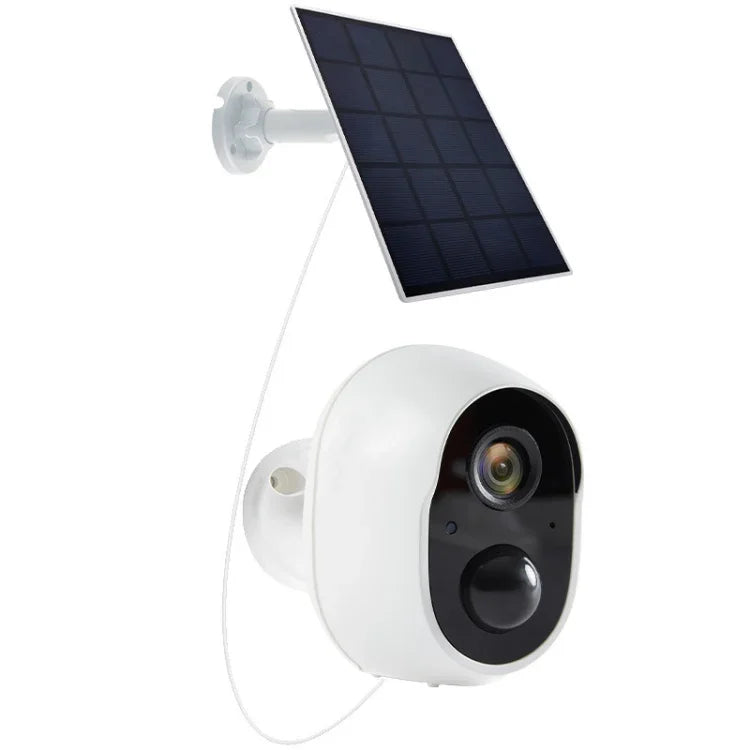 Versão Graffit Câmara de Vigilância WiFi Sem Fios com Painel Solar Ultra-HD para Casa, Sem Memória, 32GB, 64GB, 128GB