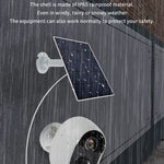 Versão Graffit Câmara de Vigilância WiFi Sem Fios com Painel Solar Ultra-HD para Casa, Sem Memória, 32GB, 64GB, 128GB