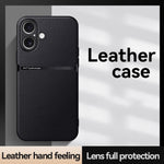 Capa de Telemóvel Antichoque de Cobertura Total Magnética em Pele Litchi, Para iPhone 16, Para iPhone 15 Pro Max, Para iPhone 15 Pro, Para iPhone 15 Plus, Para iPhone 15, Para iPhone 14 Plus, Para iPhone 14, Para iPhone 14 Pro
