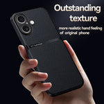 Capa de Telemóvel Antichoque de Cobertura Total Magnética em Pele Litchi, Para iPhone 16, Para iPhone 15 Pro Max, Para iPhone 15 Pro, Para iPhone 15 Plus, Para iPhone 15, Para iPhone 14 Plus, Para iPhone 14, Para iPhone 14 Pro