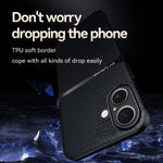 Capa de Telemóvel Antichoque de Cobertura Total Magnética em Pele Litchi, Para iPhone 16, Para iPhone 15 Pro Max, Para iPhone 15 Pro, Para iPhone 15 Plus, Para iPhone 15, Para iPhone 14 Plus, Para iPhone 14, Para iPhone 14 Pro