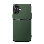 Capa de Telemóvel Antichoque de Cobertura Total Magnética em Pele Litchi, Para iPhone 16, Para iPhone 15 Pro Max, Para iPhone 15 Pro, Para iPhone 15 Plus, Para iPhone 15, Para iPhone 14 Plus, Para iPhone 14, Para iPhone 14 Pro