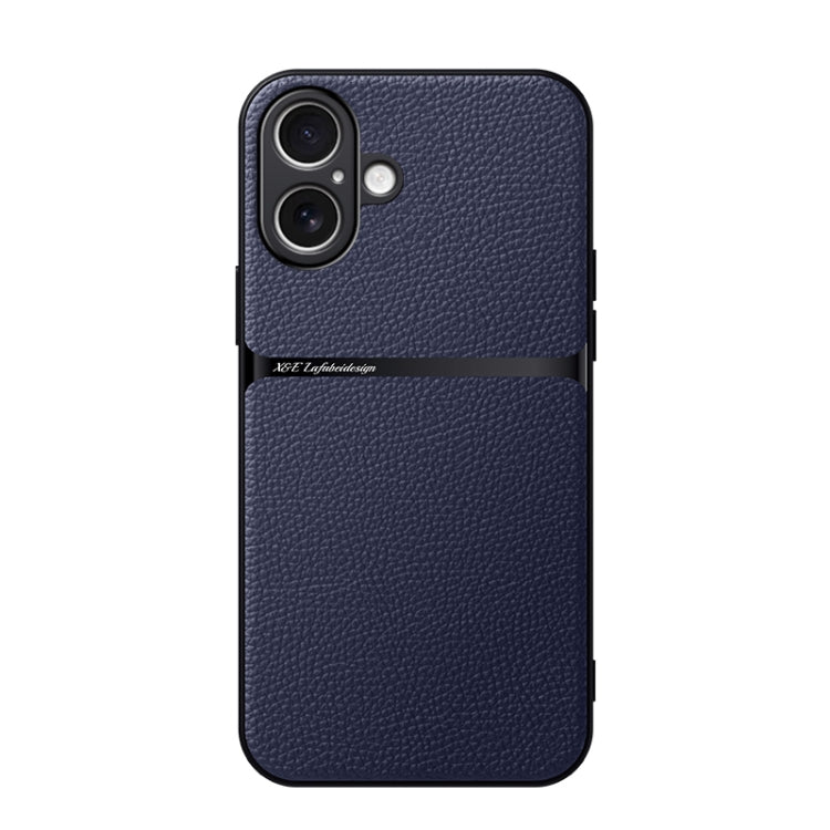 Capa de Telemóvel Antichoque de Cobertura Total Magnética em Pele Litchi, Para iPhone 16, Para iPhone 15 Pro Max, Para iPhone 15 Pro, Para iPhone 15 Plus, Para iPhone 15, Para iPhone 14 Plus, Para iPhone 14, Para iPhone 14 Pro