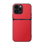 Capa de Telemóvel Antichoque de Cobertura Total Magnética em Pele Litchi, Para iPhone 16, Para iPhone 15 Pro Max, Para iPhone 15 Pro, Para iPhone 15 Plus, Para iPhone 15, Para iPhone 14 Plus, Para iPhone 14, Para iPhone 14 Pro