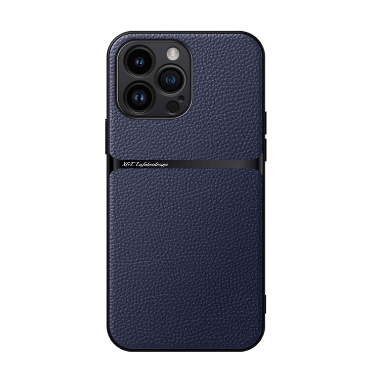 Capa de Telemóvel Antichoque de Cobertura Total Magnética em Pele Litchi, Para iPhone 16, Para iPhone 15 Pro Max, Para iPhone 15 Pro, Para iPhone 15 Plus, Para iPhone 15, Para iPhone 14 Plus, Para iPhone 14, Para iPhone 14 Pro