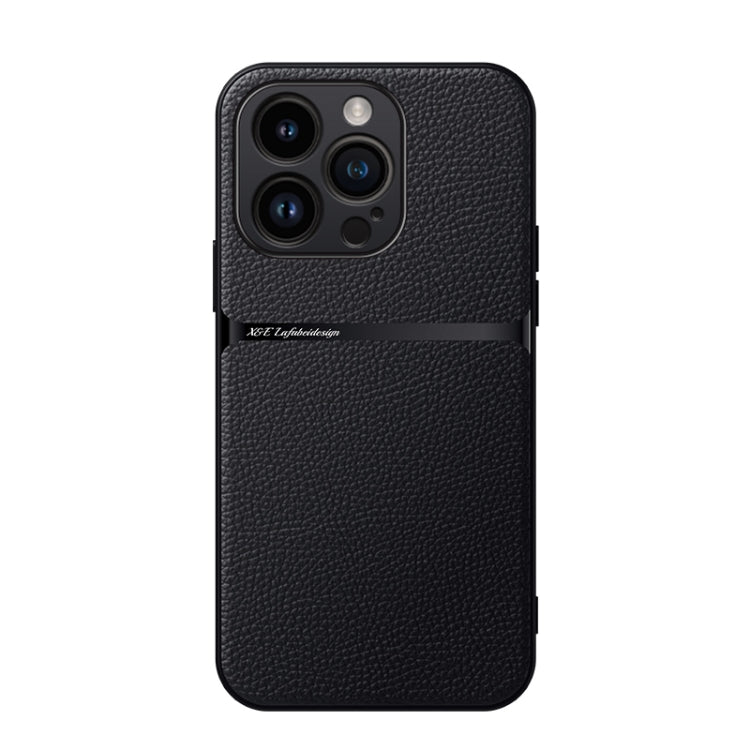 Capa de Telemóvel Antichoque de Cobertura Total Magnética em Pele Litchi, Para iPhone 16, Para iPhone 15 Pro Max, Para iPhone 15 Pro, Para iPhone 15 Plus, Para iPhone 15, Para iPhone 14 Plus, Para iPhone 14, Para iPhone 14 Pro