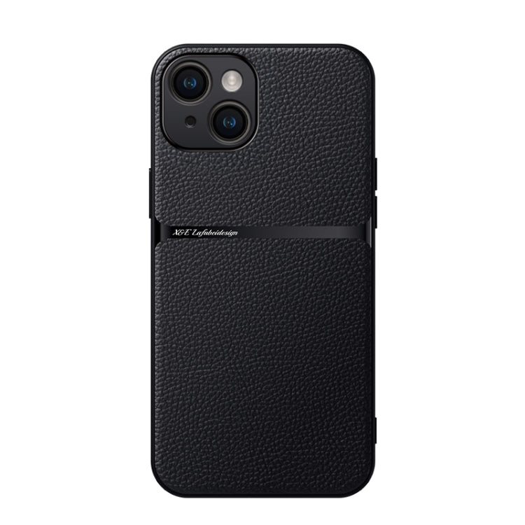 Capa de Telemóvel Antichoque de Cobertura Total Magnética em Pele Litchi, Para iPhone 16, Para iPhone 15 Pro Max, Para iPhone 15 Pro, Para iPhone 15 Plus, Para iPhone 15, Para iPhone 14 Plus, Para iPhone 14, Para iPhone 14 Pro