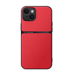 Capa de Telemóvel Antichoque de Cobertura Total Magnética em Pele Litchi, Para iPhone 16, Para iPhone 15 Pro Max, Para iPhone 15 Pro, Para iPhone 15 Plus, Para iPhone 15, Para iPhone 14 Plus, Para iPhone 14, Para iPhone 14 Pro