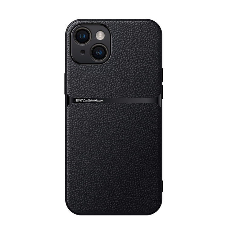 Capa de Telemóvel Antichoque de Cobertura Total Magnética em Pele Litchi, Para iPhone 16, Para iPhone 15 Pro Max, Para iPhone 15 Pro, Para iPhone 15 Plus, Para iPhone 15, Para iPhone 14 Plus, Para iPhone 14, Para iPhone 14 Pro