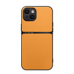 Capa de Telemóvel Antichoque de Cobertura Total Magnética em Pele Litchi, Para iPhone 16, Para iPhone 15 Pro Max, Para iPhone 15 Pro, Para iPhone 15 Plus, Para iPhone 15, Para iPhone 14 Plus, Para iPhone 14, Para iPhone 14 Pro