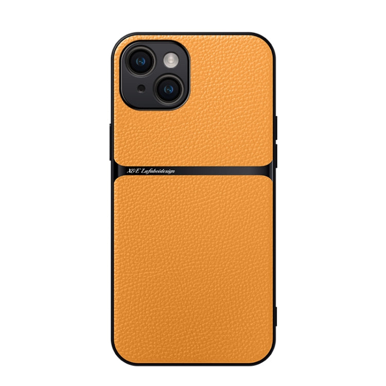 Capa de Telemóvel Antichoque de Cobertura Total Magnética em Pele Litchi, Para iPhone 16, Para iPhone 15 Pro Max, Para iPhone 15 Pro, Para iPhone 15 Plus, Para iPhone 15, Para iPhone 14 Plus, Para iPhone 14, Para iPhone 14 Pro