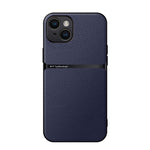 Capa de Telemóvel Antichoque de Cobertura Total Magnética em Pele Litchi, Para iPhone 16, Para iPhone 15 Pro Max, Para iPhone 15 Pro, Para iPhone 15 Plus, Para iPhone 15, Para iPhone 14 Plus, Para iPhone 14, Para iPhone 14 Pro