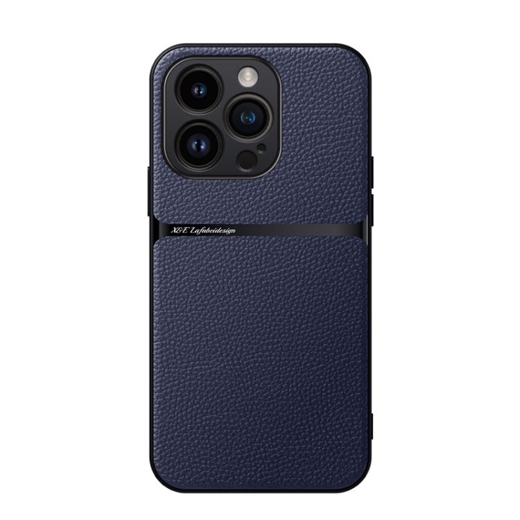 Capa de Telemóvel Antichoque de Cobertura Total Magnética em Pele Litchi, Para iPhone 16, Para iPhone 15 Pro Max, Para iPhone 15 Pro, Para iPhone 15 Plus, Para iPhone 15, Para iPhone 14 Plus, Para iPhone 14, Para iPhone 14 Pro