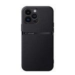 Capa Magnética em Pele Litchi com Cobertura Total Amortecedora, Para iPhone 14 Pro Max, Para iPhone 13 Pro Max, Para iPhone 13 Pro, Para iPhone 13, Para iPhone 12, Para iPhone 12 Pro Max, Para iPhone 12 Pro, Para iPhone 11 Pro Max