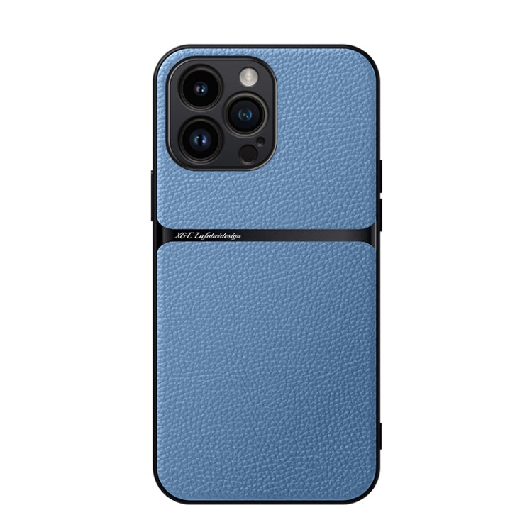 Capa Magnética em Pele Litchi com Cobertura Total Amortecedora, Para iPhone 14 Pro Max, Para iPhone 13 Pro Max, Para iPhone 13 Pro, Para iPhone 13, Para iPhone 12, Para iPhone 12 Pro Max, Para iPhone 12 Pro, Para iPhone 11 Pro Max