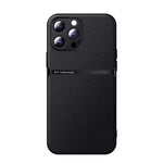Capa Magnética em Pele Litchi com Cobertura Total Amortecedora, Para iPhone 14 Pro Max, Para iPhone 13 Pro Max, Para iPhone 13 Pro, Para iPhone 13, Para iPhone 12, Para iPhone 12 Pro Max, Para iPhone 12 Pro, Para iPhone 11 Pro Max