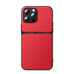 Capa Magnética em Pele Litchi com Cobertura Total Amortecedora, Para iPhone 14 Pro Max, Para iPhone 13 Pro Max, Para iPhone 13 Pro, Para iPhone 13, Para iPhone 12, Para iPhone 12 Pro Max, Para iPhone 12 Pro, Para iPhone 11 Pro Max