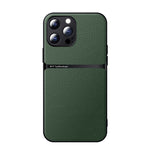 Capa Magnética em Pele Litchi com Cobertura Total Amortecedora, Para iPhone 14 Pro Max, Para iPhone 13 Pro Max, Para iPhone 13 Pro, Para iPhone 13, Para iPhone 12, Para iPhone 12 Pro Max, Para iPhone 12 Pro, Para iPhone 11 Pro Max