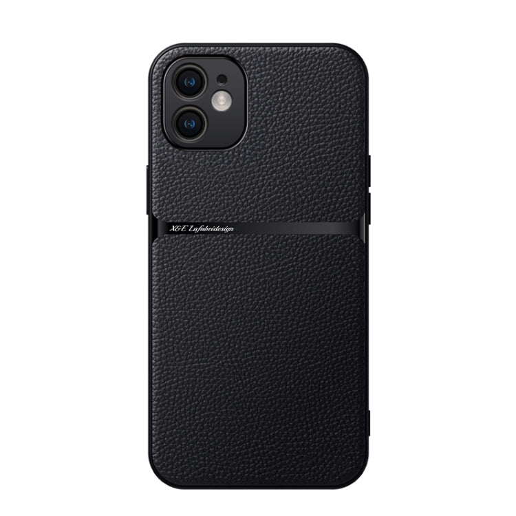 Capa Magnética em Pele Litchi com Cobertura Total Amortecedora, Para iPhone 14 Pro Max, Para iPhone 13 Pro Max, Para iPhone 13 Pro, Para iPhone 13, Para iPhone 12, Para iPhone 12 Pro Max, Para iPhone 12 Pro, Para iPhone 11 Pro Max
