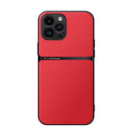 Capa Magnética em Pele Litchi com Cobertura Total Amortecedora, Para iPhone 14 Pro Max, Para iPhone 13 Pro Max, Para iPhone 13 Pro, Para iPhone 13, Para iPhone 12, Para iPhone 12 Pro Max, Para iPhone 12 Pro, Para iPhone 11 Pro Max