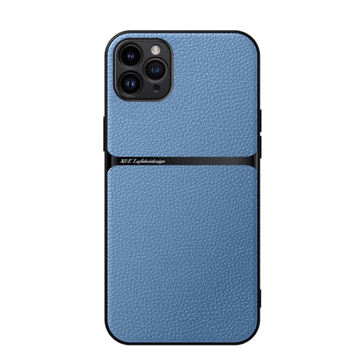 Capa Magnética em Pele Litchi com Cobertura Total Amortecedora, Para iPhone 14 Pro Max, Para iPhone 13 Pro Max, Para iPhone 13 Pro, Para iPhone 13, Para iPhone 12, Para iPhone 12 Pro Max, Para iPhone 12 Pro, Para iPhone 11 Pro Max