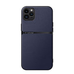 Capa Magnética em Pele Litchi com Cobertura Total Amortecedora, Para iPhone 14 Pro Max, Para iPhone 13 Pro Max, Para iPhone 13 Pro, Para iPhone 13, Para iPhone 12, Para iPhone 12 Pro Max, Para iPhone 12 Pro, Para iPhone 11 Pro Max