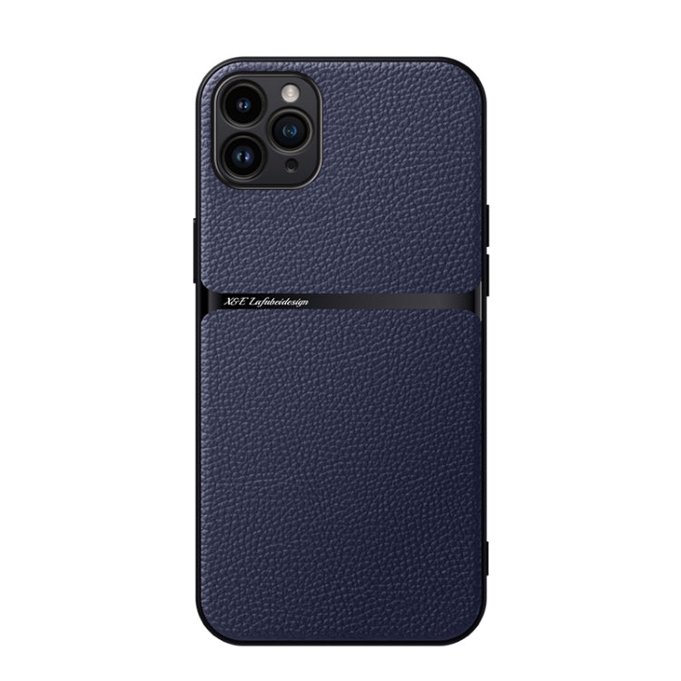 Capa Magnética em Pele Litchi com Cobertura Total Amortecedora, Para iPhone 14 Pro Max, Para iPhone 13 Pro Max, Para iPhone 13 Pro, Para iPhone 13, Para iPhone 12, Para iPhone 12 Pro Max, Para iPhone 12 Pro, Para iPhone 11 Pro Max