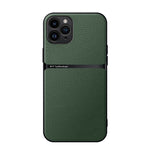 Capa Magnética em Pele Litchi com Cobertura Total Amortecedora, Para iPhone 11, Para iPhone 11 Pro, Para iPhone X / XS, Para iPhone XR, Para iPhone XS Max