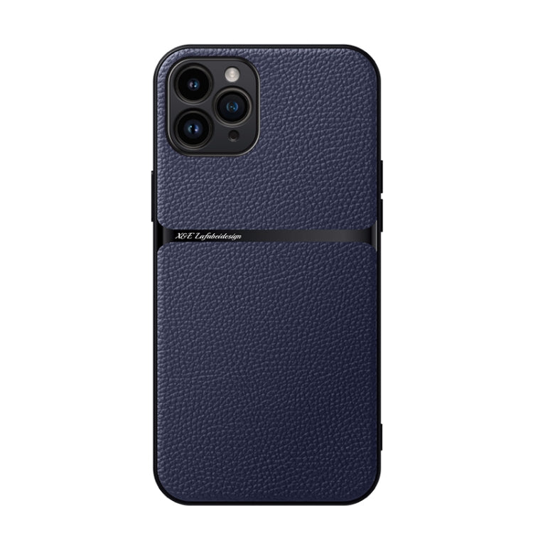 Capa Magnética em Pele Litchi com Cobertura Total Amortecedora, Para iPhone 11, Para iPhone 11 Pro, Para iPhone X / XS, Para iPhone XR, Para iPhone XS Max