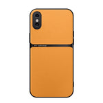 Capa Magnética em Pele Litchi com Cobertura Total Amortecedora, Para iPhone 11, Para iPhone 11 Pro, Para iPhone X / XS, Para iPhone XR, Para iPhone XS Max