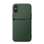 Capa Magnética em Pele Litchi com Cobertura Total Amortecedora, Para iPhone 11, Para iPhone 11 Pro, Para iPhone X / XS, Para iPhone XR, Para iPhone XS Max