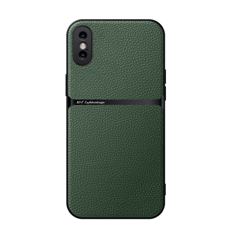 Capa Magnética em Pele Litchi com Cobertura Total Amortecedora, Para iPhone 11, Para iPhone 11 Pro, Para iPhone X / XS, Para iPhone XR, Para iPhone XS Max