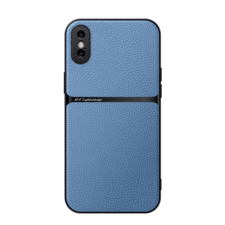 Capa Magnética em Pele Litchi com Cobertura Total Amortecedora, Para iPhone 11, Para iPhone 11 Pro, Para iPhone X / XS, Para iPhone XR, Para iPhone XS Max