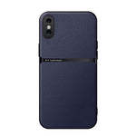 Capa Magnética em Pele Litchi com Cobertura Total Amortecedora, Para iPhone 11, Para iPhone 11 Pro, Para iPhone X / XS, Para iPhone XR, Para iPhone XS Max